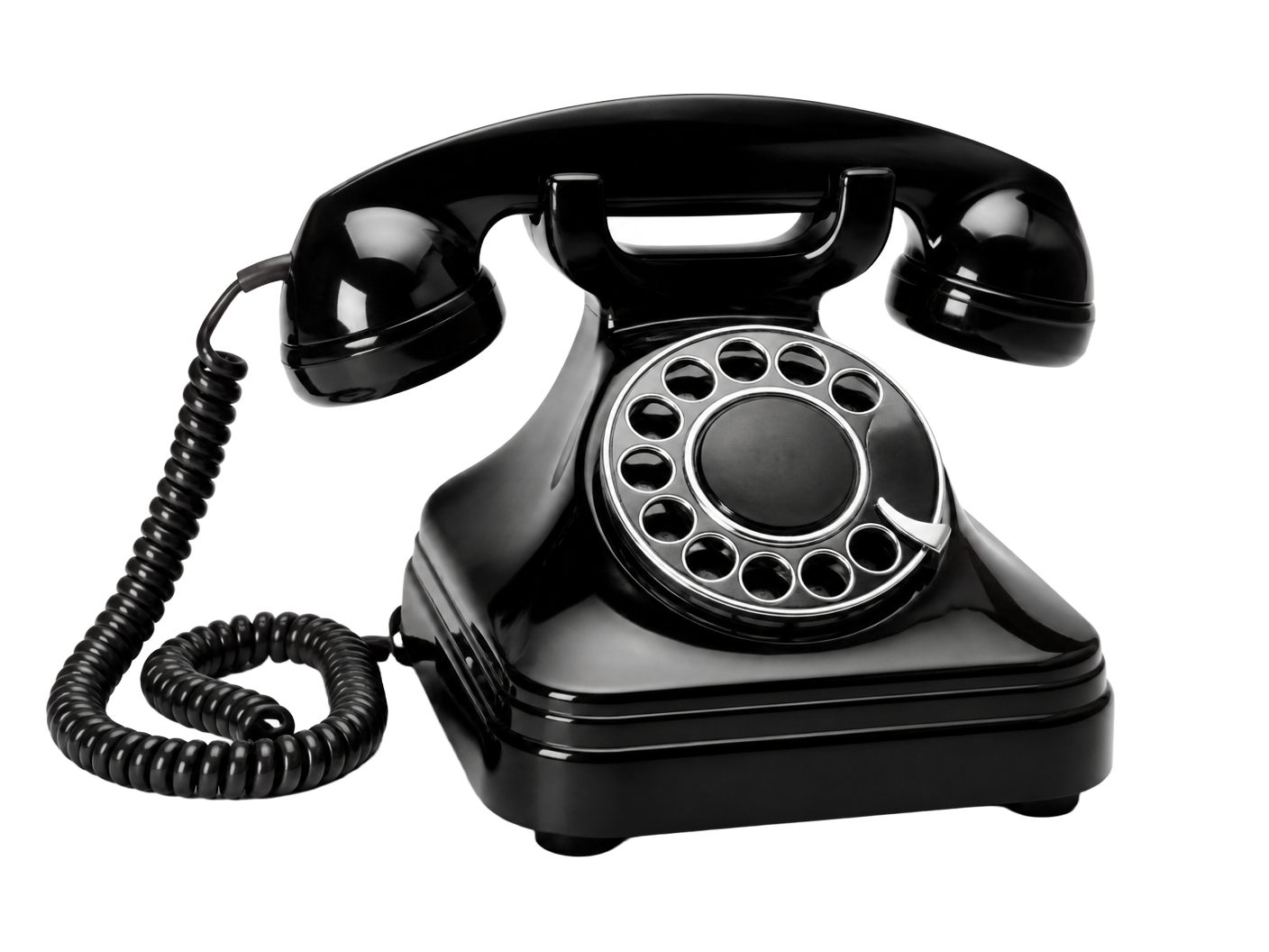 Vintage rotary telephone
